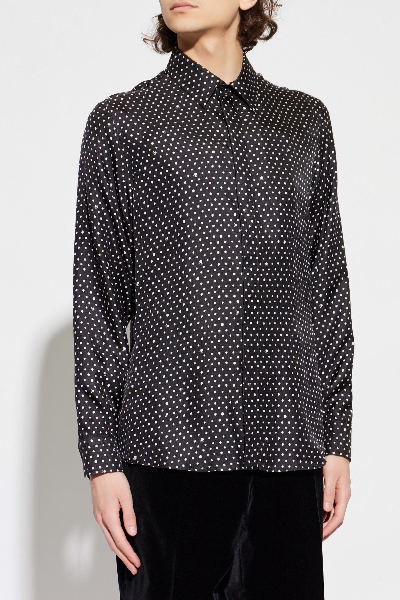 Fendi Silk shirt with polka dot pattern | Men's | Vitkac